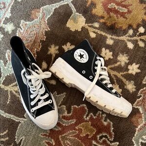 Converse Black and White High-Top Sneakers